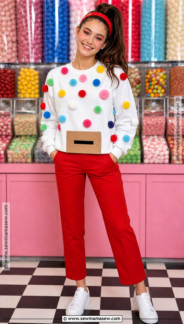 DIY Gumball Machine Costume - 30 Good Halloween Costumes for Teenagers