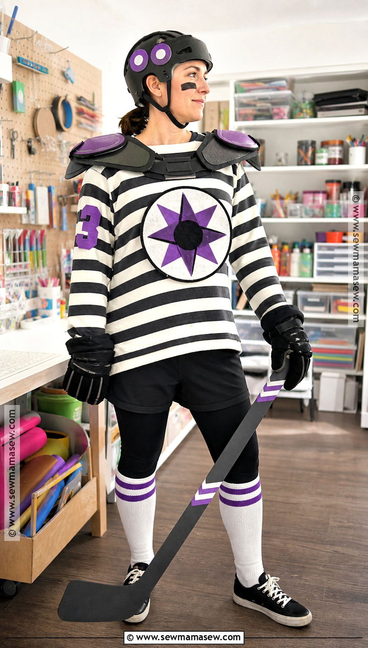 DIY Hockey Player Costume - 30 hockey player costume ideas