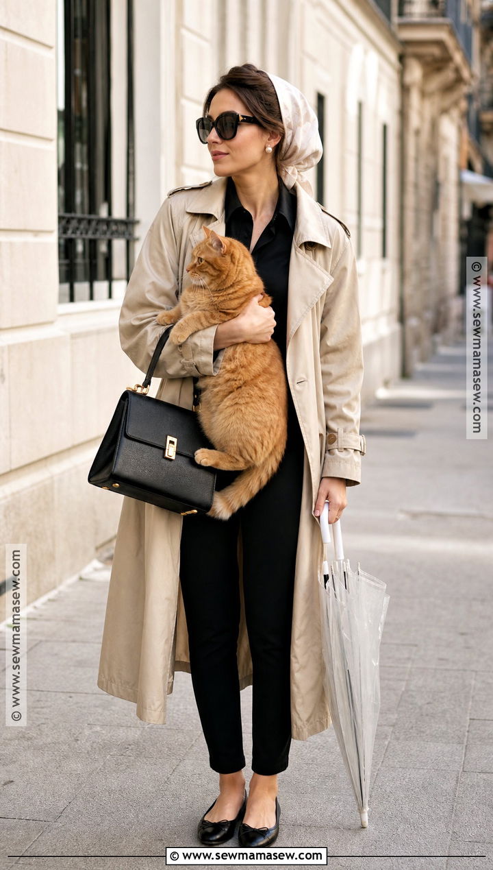 DIY Holly Golightly Trench Coat Costume - 30 holly golightly costume ideas