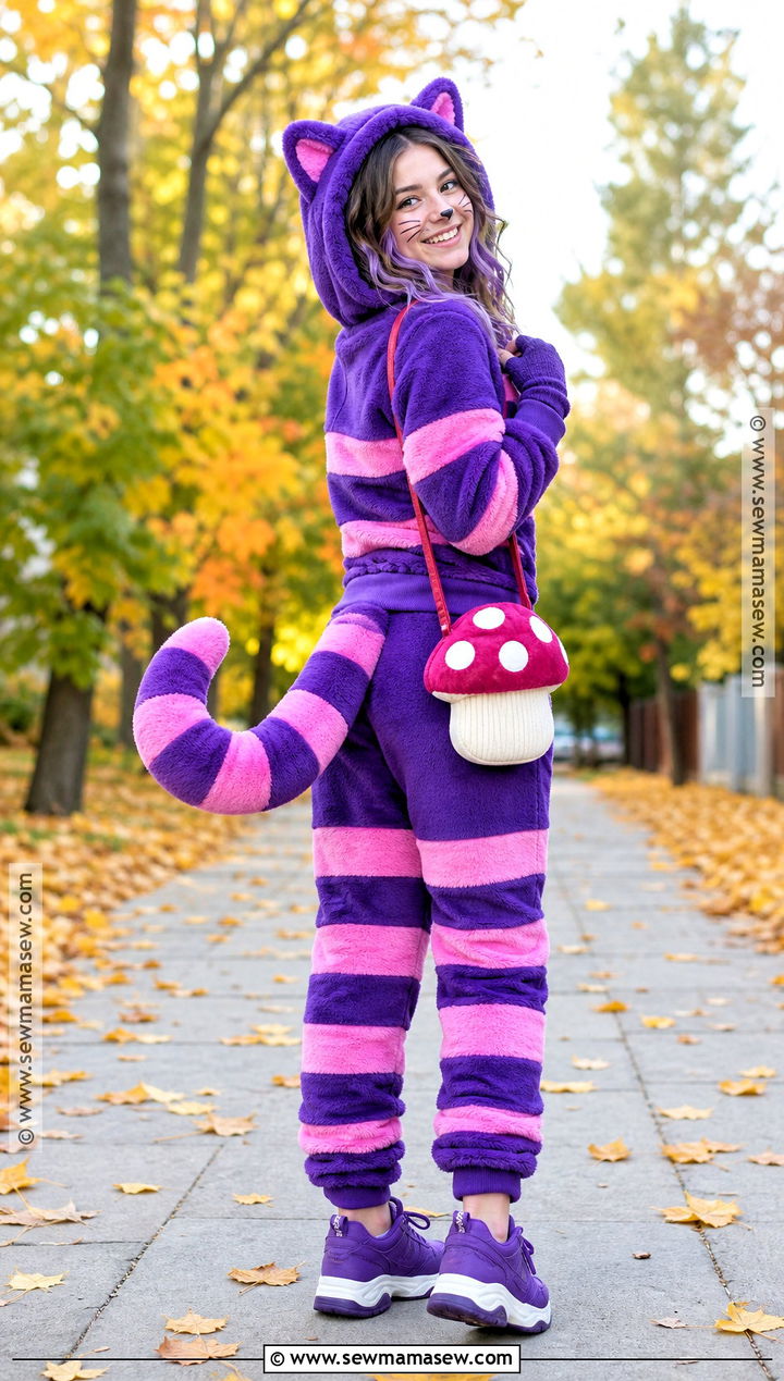 DIY Hoodie Cheshire Cat Costume - 50 cheshire cat costume ideas