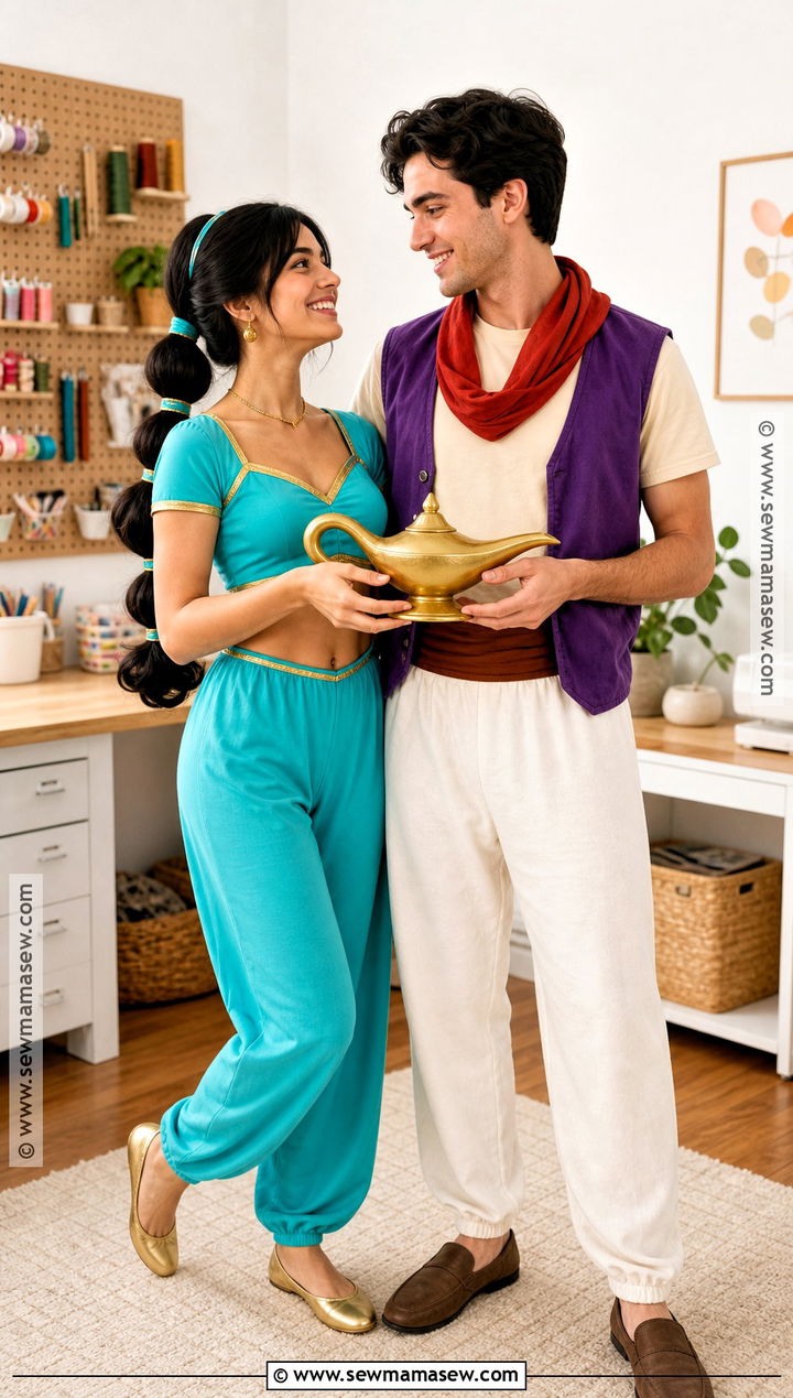DIY Jasmine And Aladdin Costume - 35 Jasmine And Aladdin Costumes