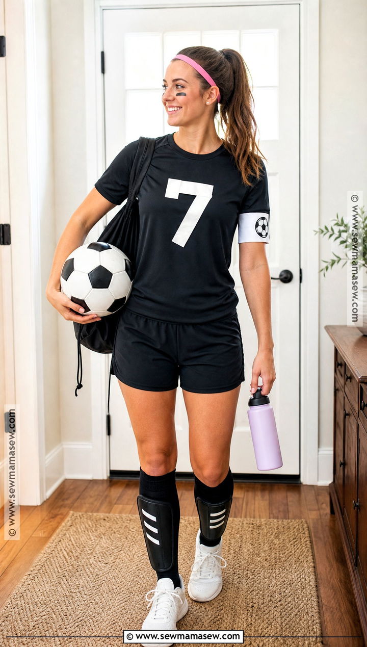 DIY Last Minute Soccer Player Costume - 30 soccer player costume ideas