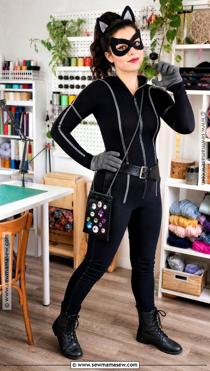 DIY Leggings Catwoman Cosplay - 40 catwoman cosplay ideas