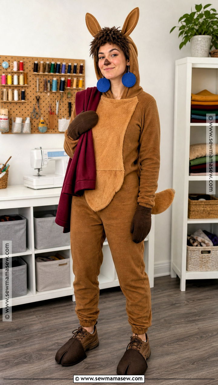 DIY Llama Hoodie Kuzco Costume - 30 kuzco costume ideas