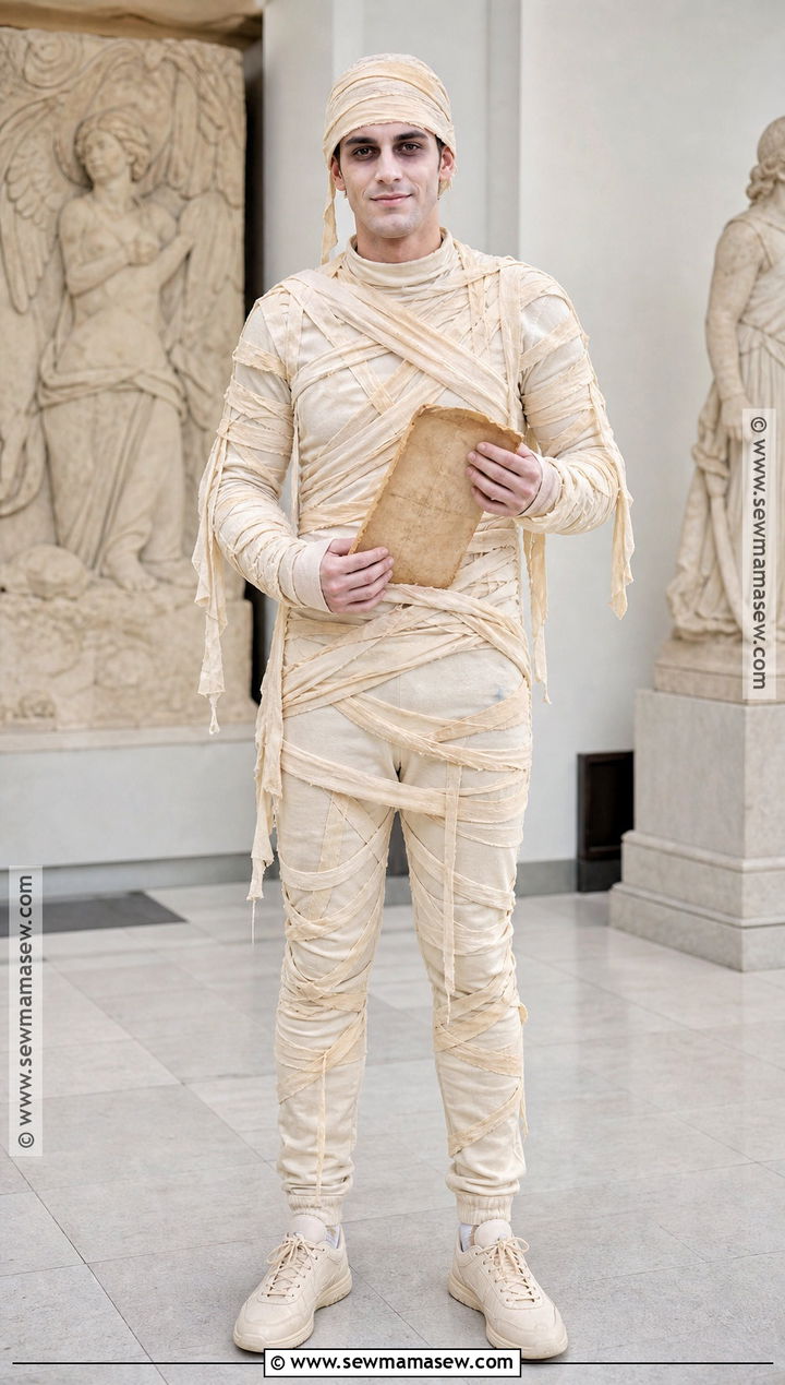 DIY Mummy Costume - 30 easy halloween costumes for men