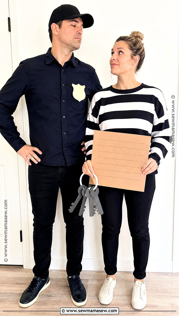 DIY Police And Prisoner Costume - 35 police and prisoner costume ideas