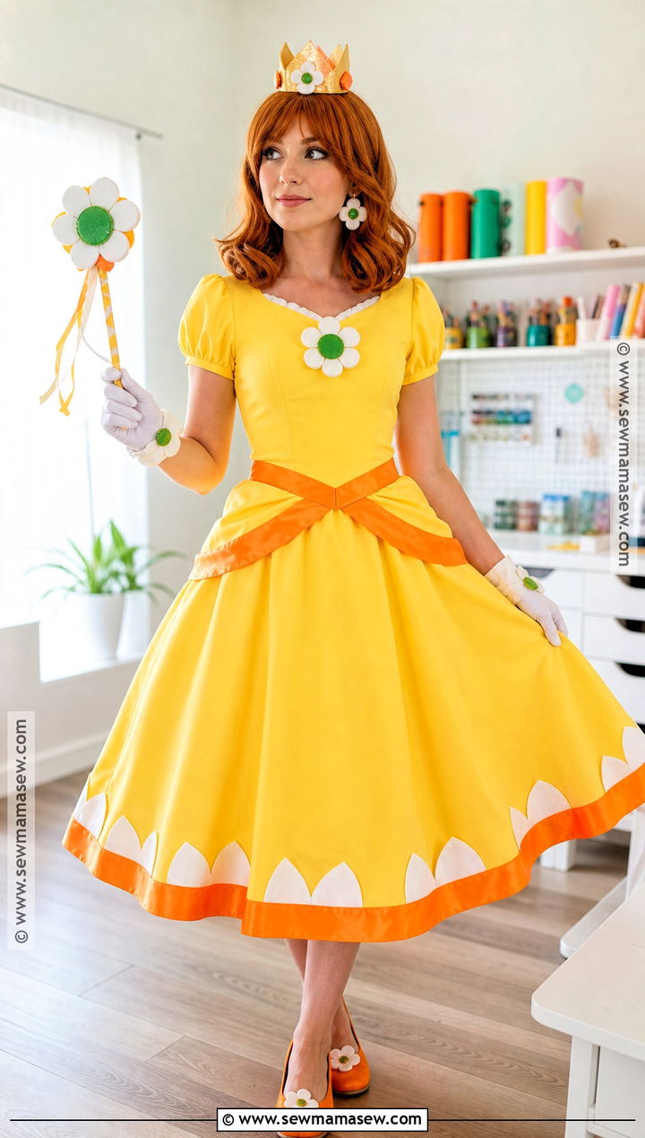 DIY Princess Daisy Costume - 40 princess daisy costume ideas