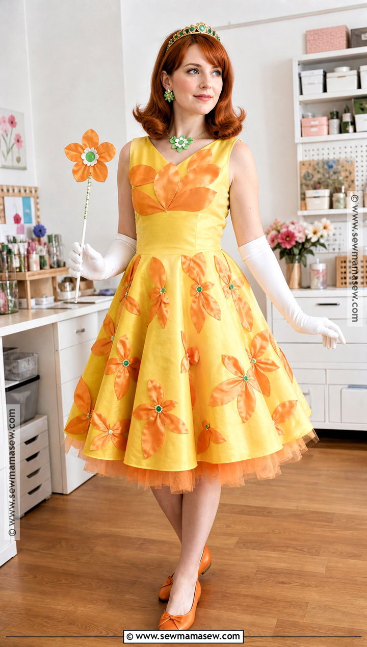 DIY Princess Daisy Costume - 30 daisy mario costume ideas