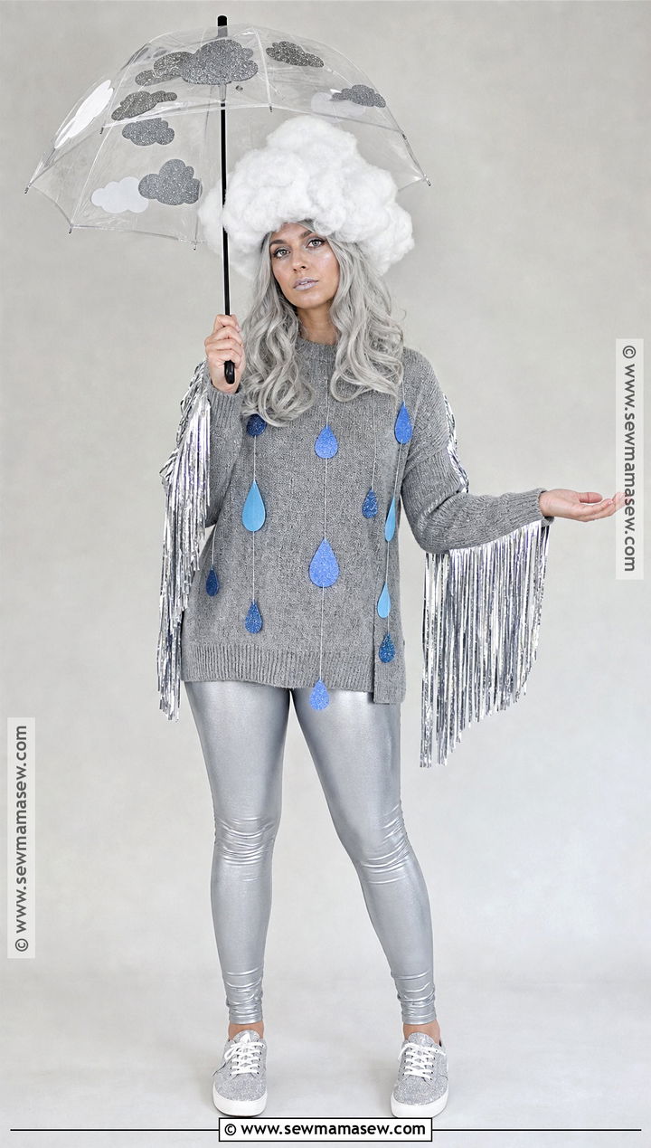 DIY Rain Cloud Costume - 35 creative costumes