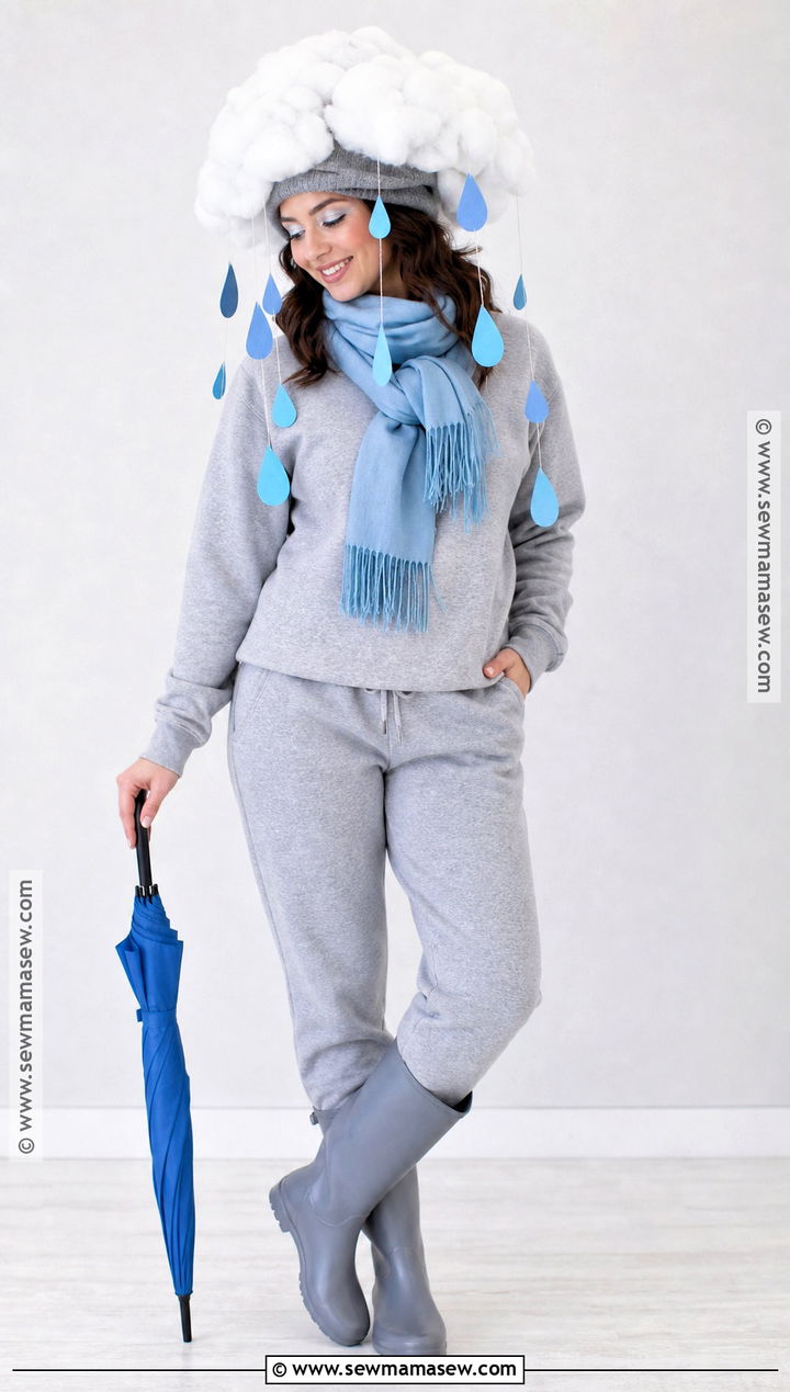 DIY Rain Cloud Costume - 30 halloween costume ideas easy