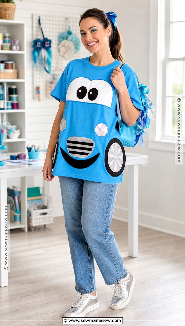 DIY Sally T Shirt Costume - 30 sally from cars costume ideas