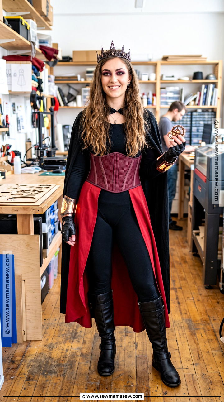 DIY Scarlet Witch Corset Costume - 40 scarlet witch costume ideas