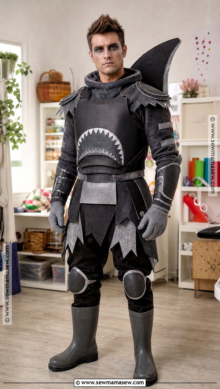 DIY Sharkboy Costume - 40 sharkboy and lavagirl costume ideas