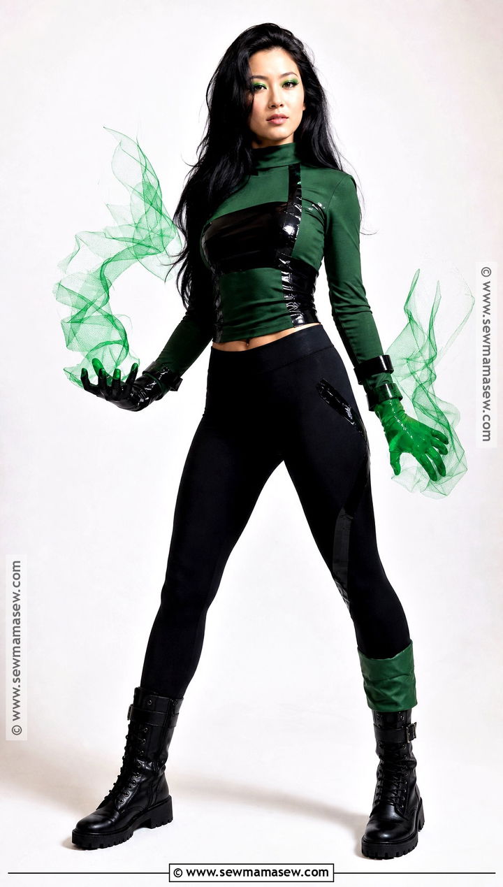 DIY Shego Costume With Leggings - 45 shego costume ideas