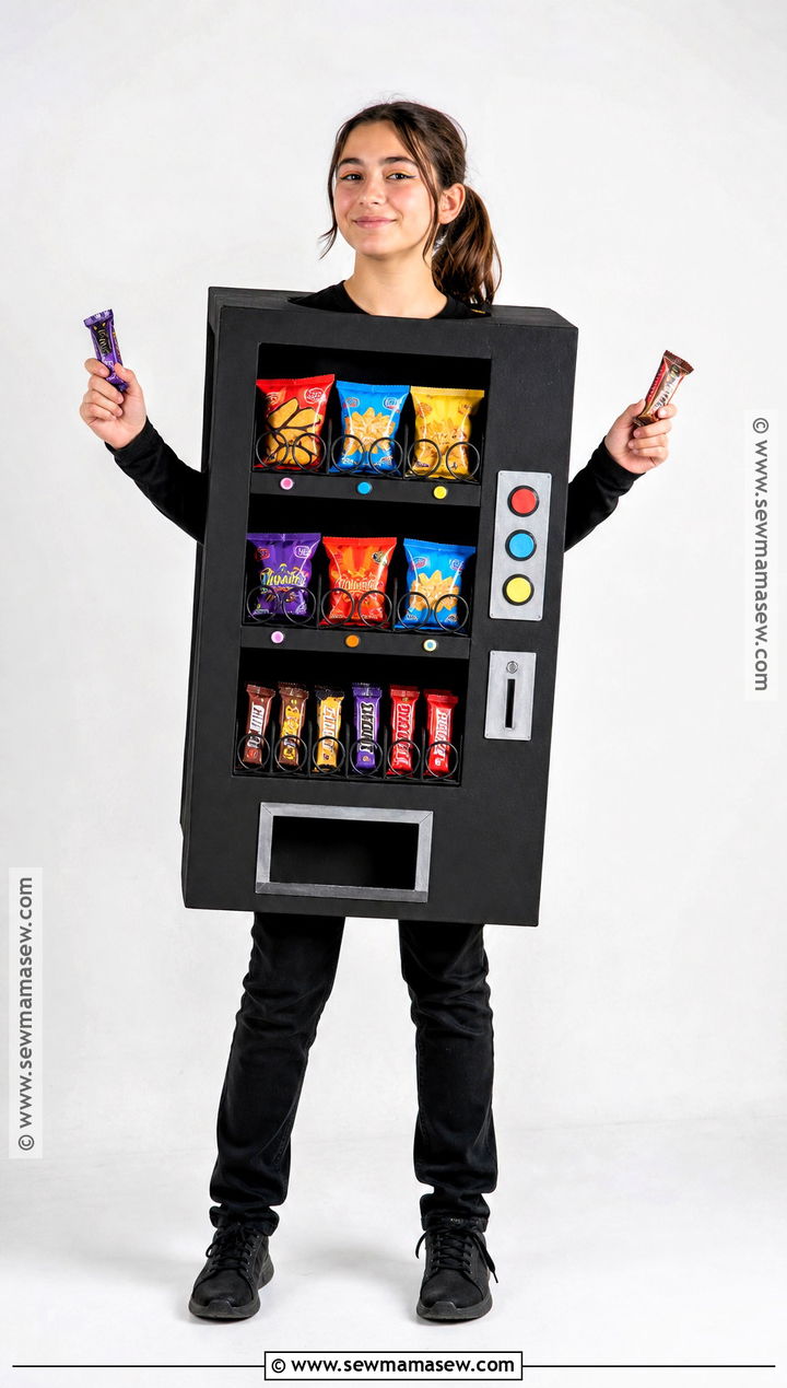 DIY Vending Machine Costume - 40 teen halloween costumes