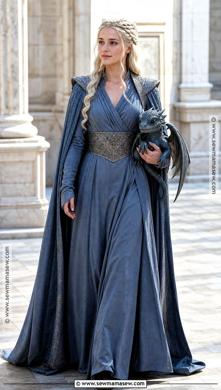 Daenerys Dragon Queen Costume - 35 blonde hair halloween costumes ideas
