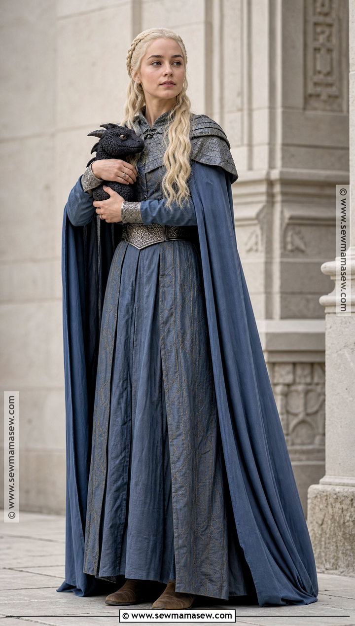 Daenerys Targaryen Blue Dress Costume - 40 halloween costumes blonde