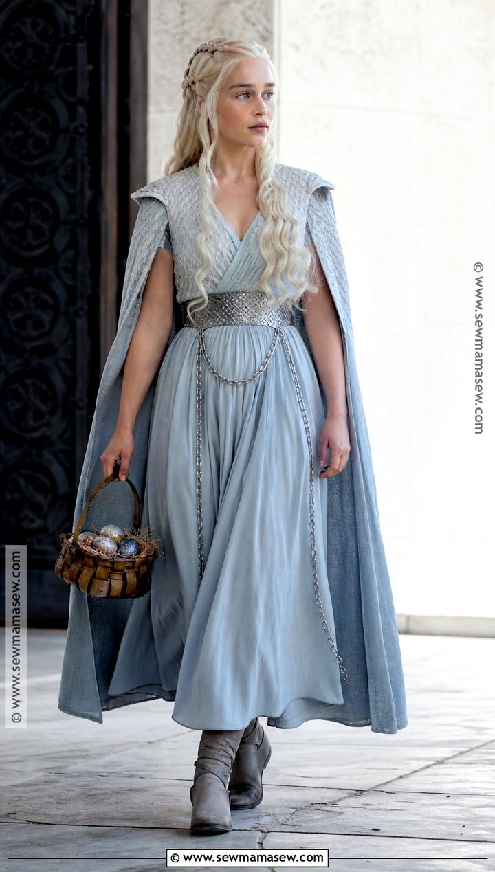 Daenerys Targaryen Blue Dress Costume - 30 blonde girl halloween costumes