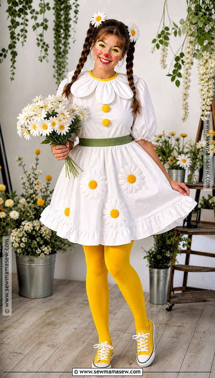 Daisy Clown Costume - 30 Cute Clown Costume Ideas for Women