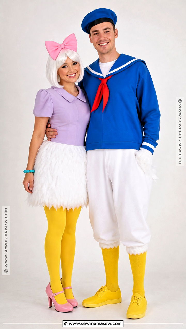 Daisy Duck And Donald Duck Couple Costume - 35 daisy duck costume ideas