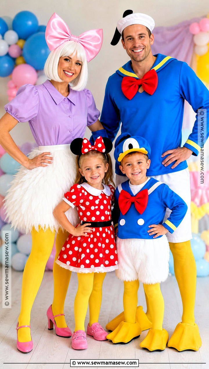 Daisy Duck Family Costume - 35 daisy duck costume ideas