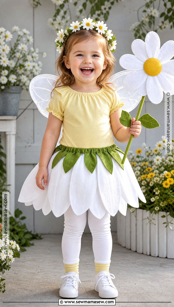 Daisy Fairy Costume - 30 toddler fairy costume ideas