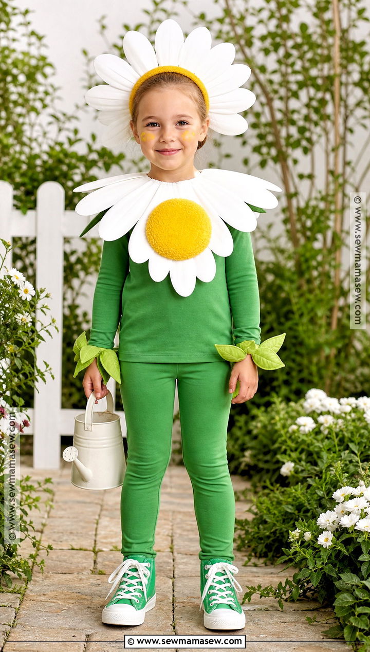 Daisy Flower Costume For Kids - 30 flower costume ideas for kids