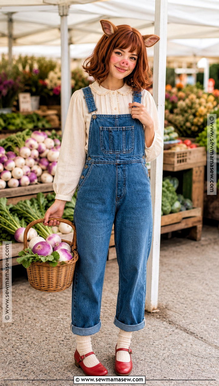 Daisy Mae Cosplay With Turnip Basket - 30 animal crossing cosplay ideas