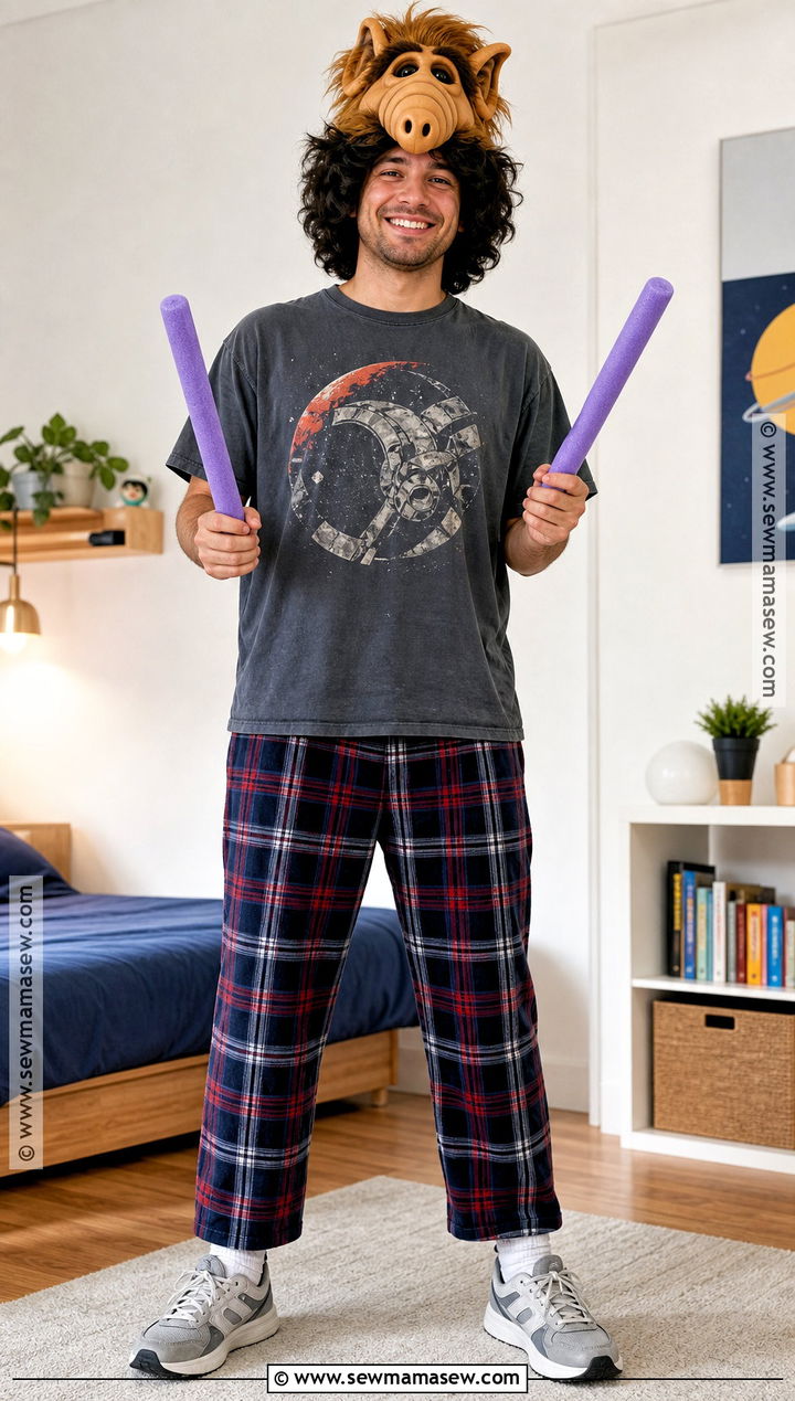 Dale Furry Space Mask Costume - 35 Step Brothers Costume Ideas
