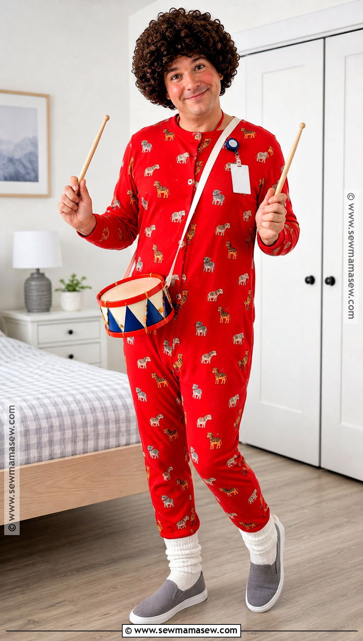 Dale Red Pajama Costume - 35 Step Brothers Costume Ideas
