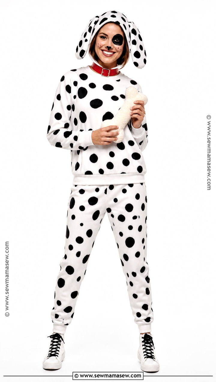 Dalmatian Dog Costume With Spotted Clothes - 35 animal costume ideas