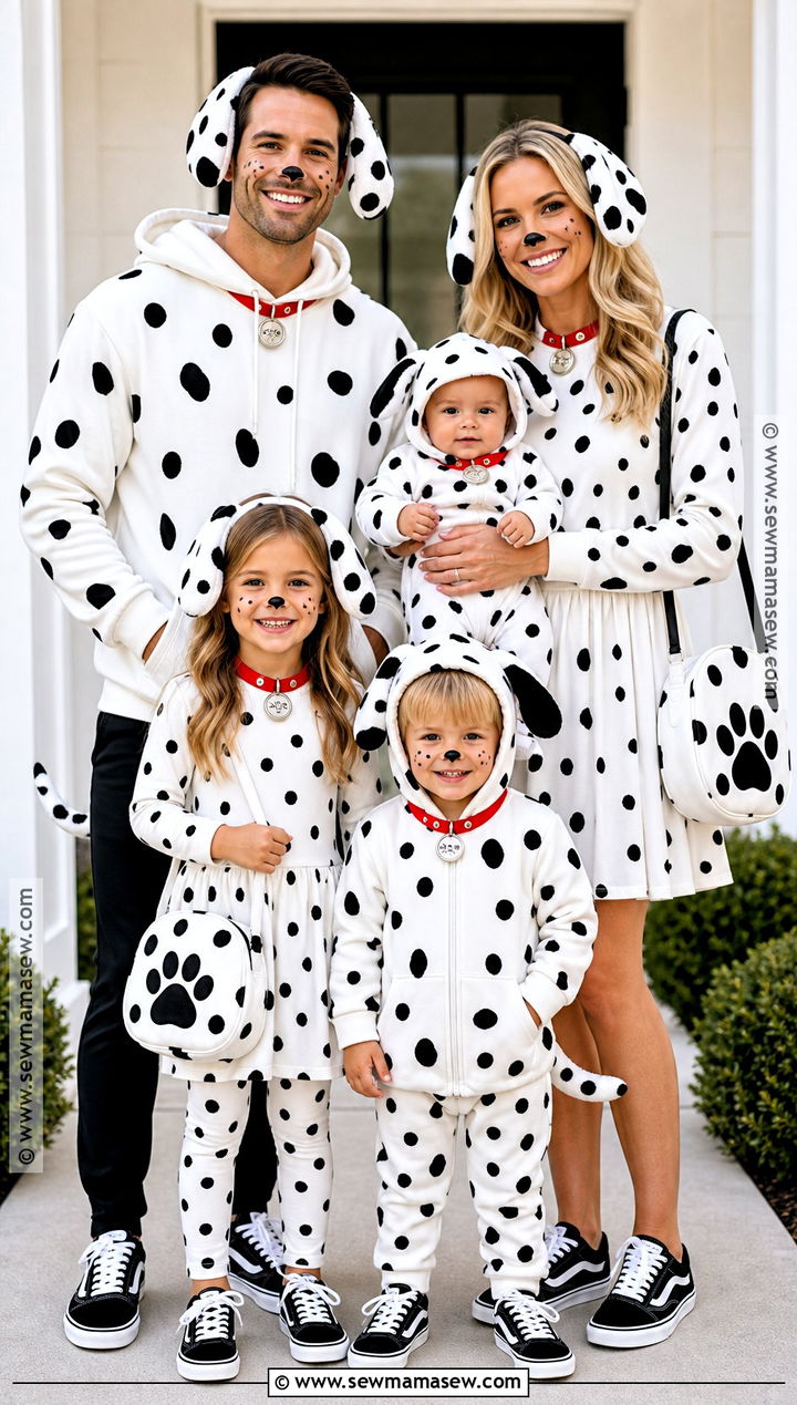 Dalmatian Family Halloween Costume - 30 dalmatian halloween costume ideas