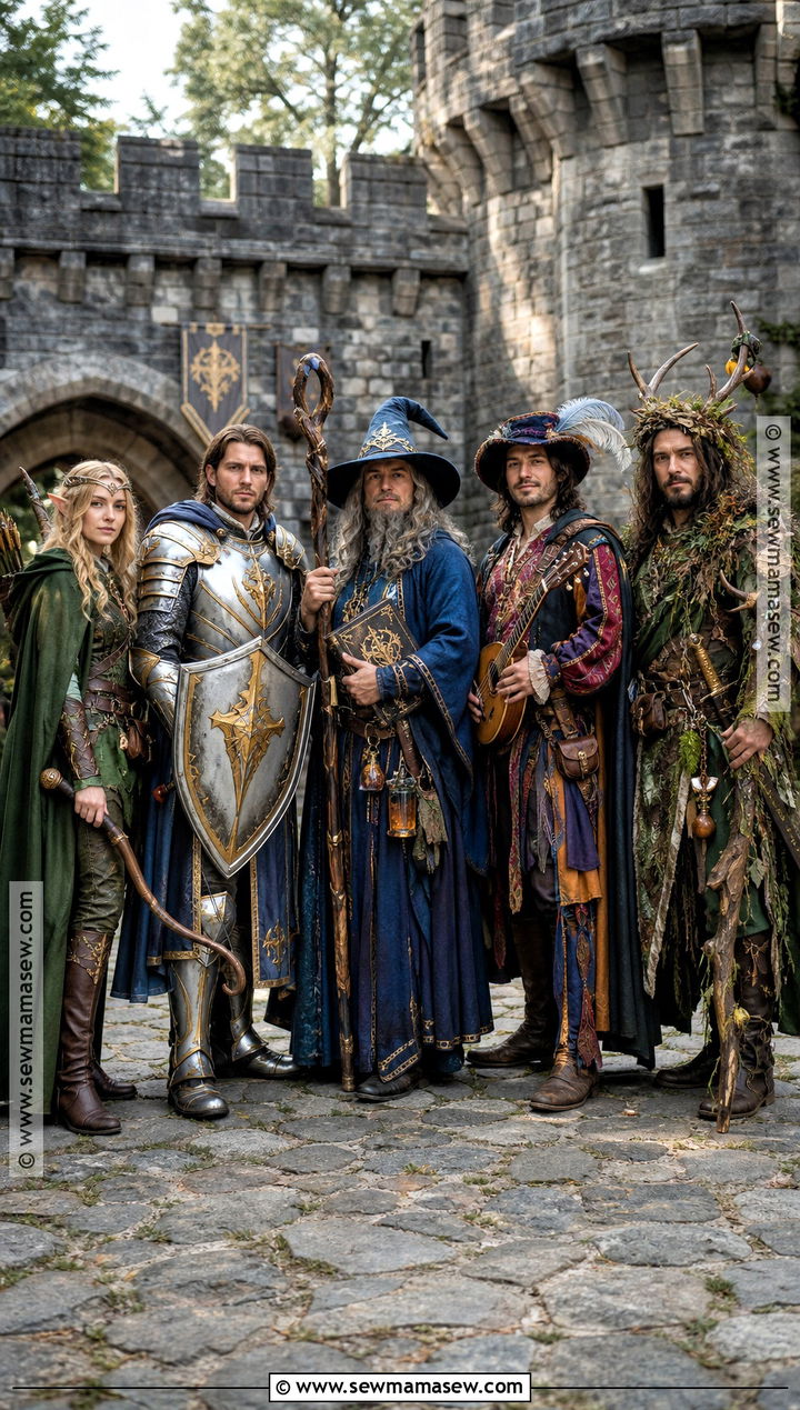 DandD Adventuring Party Group Cosplay - 30 dnd cosplay ideas