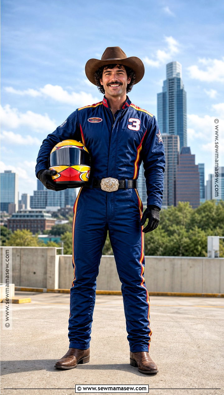 Daniel Ricciardo Cowboy Driver Costume - 30 F1 Driver Halloween Costume Ideas