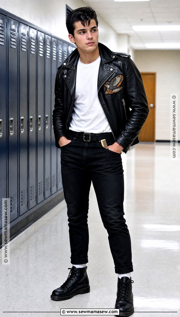 Danny Zuko T Birds Costume - 30 film character costumes