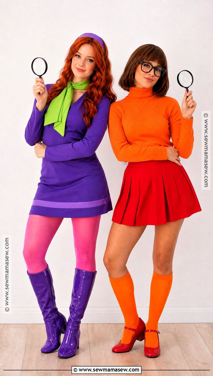 Daphne And Velma Costume - 35 best friends halloween costumes