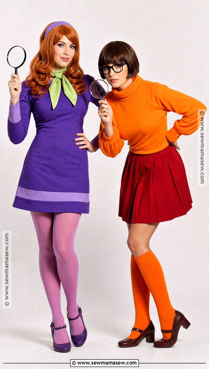 Daphne And Velma Costume - 35 female duo costumes