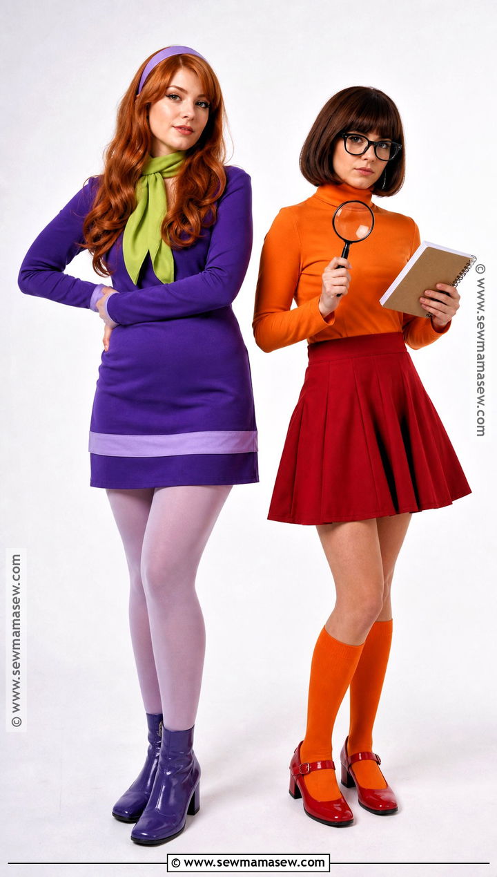 Daphne And Velma Duo Costume - 35 duo costumes for girls for best friends