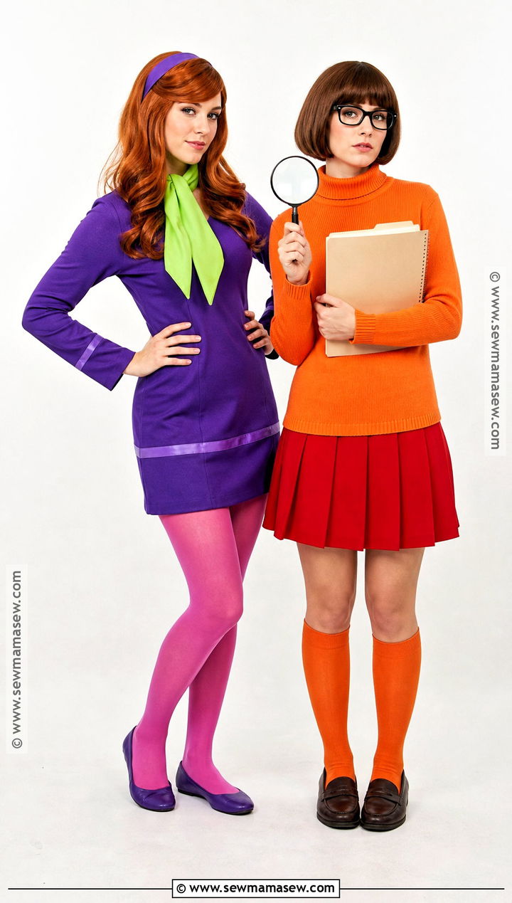 Daphne And Velma Duo Costume - 35 easy duo halloween costumes
