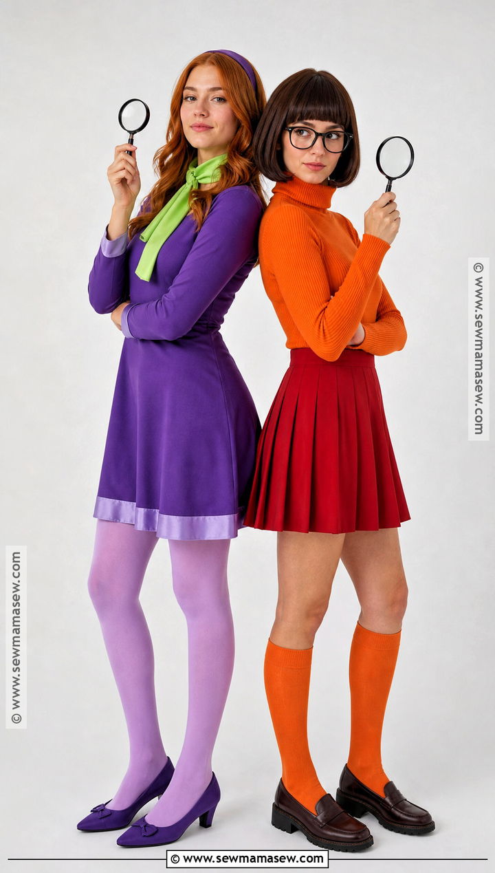 Daphne And Velma Duo Costume - 35 girl duo costumes
