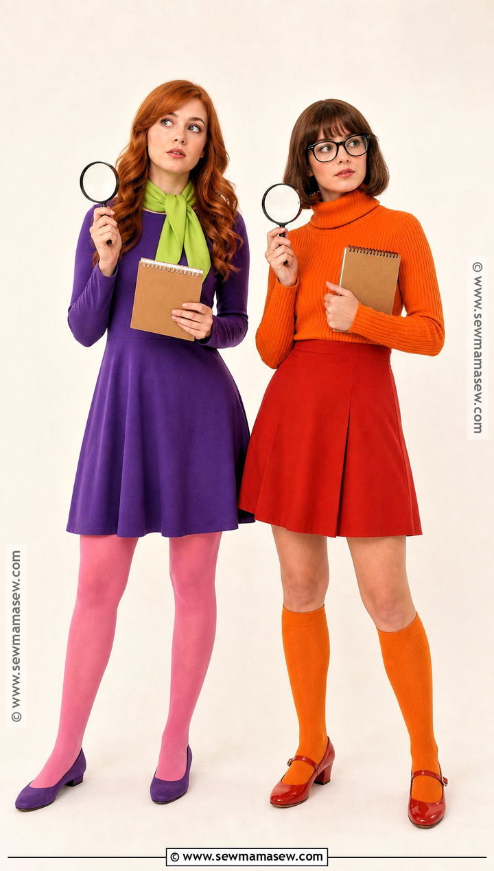 Daphne And Velma Friend Costume - 30 friend halloween costumes two