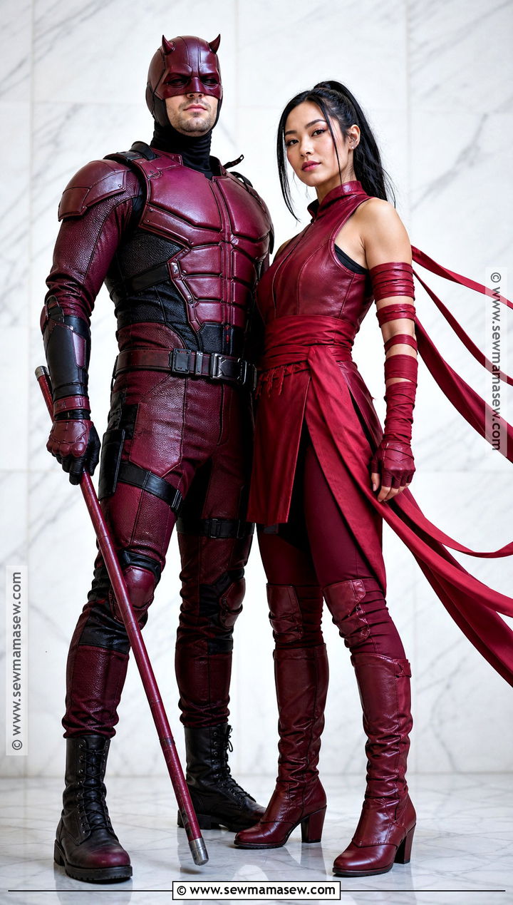 Daredevil And Elektra Couple Cosplay - 30 Daredevil Cosplay Ideas