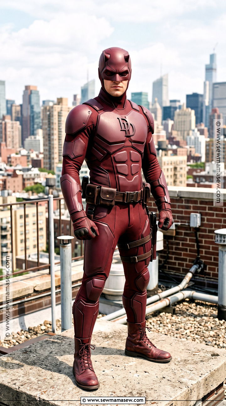Daredevil Costume With Red Mask - 30 marvel costume ideas