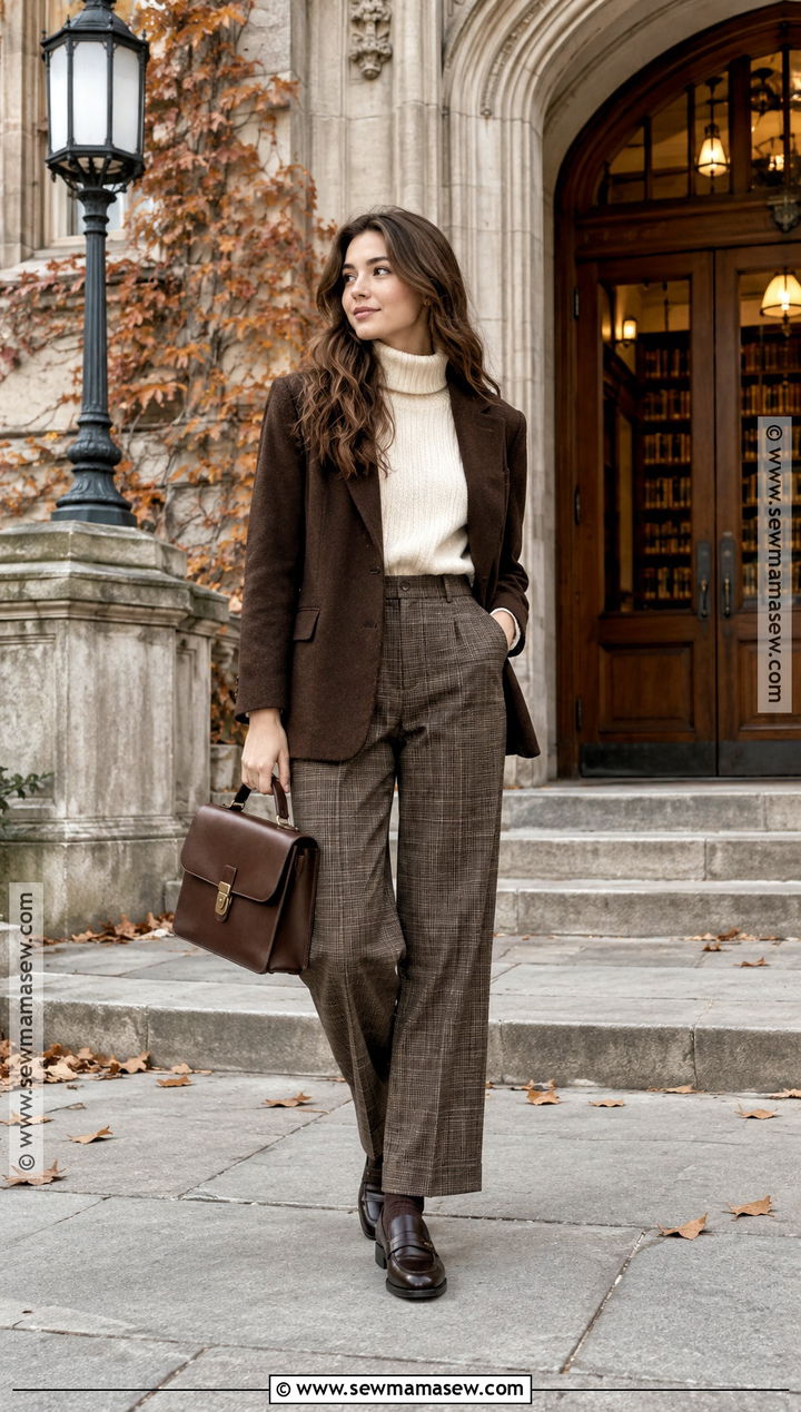 Dark Academia Autumn Outfit - 20 Autumn Aesthetic Fashion Ideas