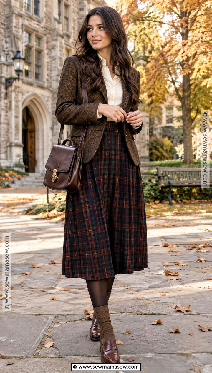 Dark Academia Autumn Outfit - 15 Autumn Outfits Aesthetic 2026