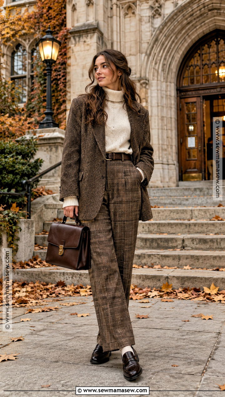 Dark Academia Fall Outfit - 20 fall clothing aesthetic ideas