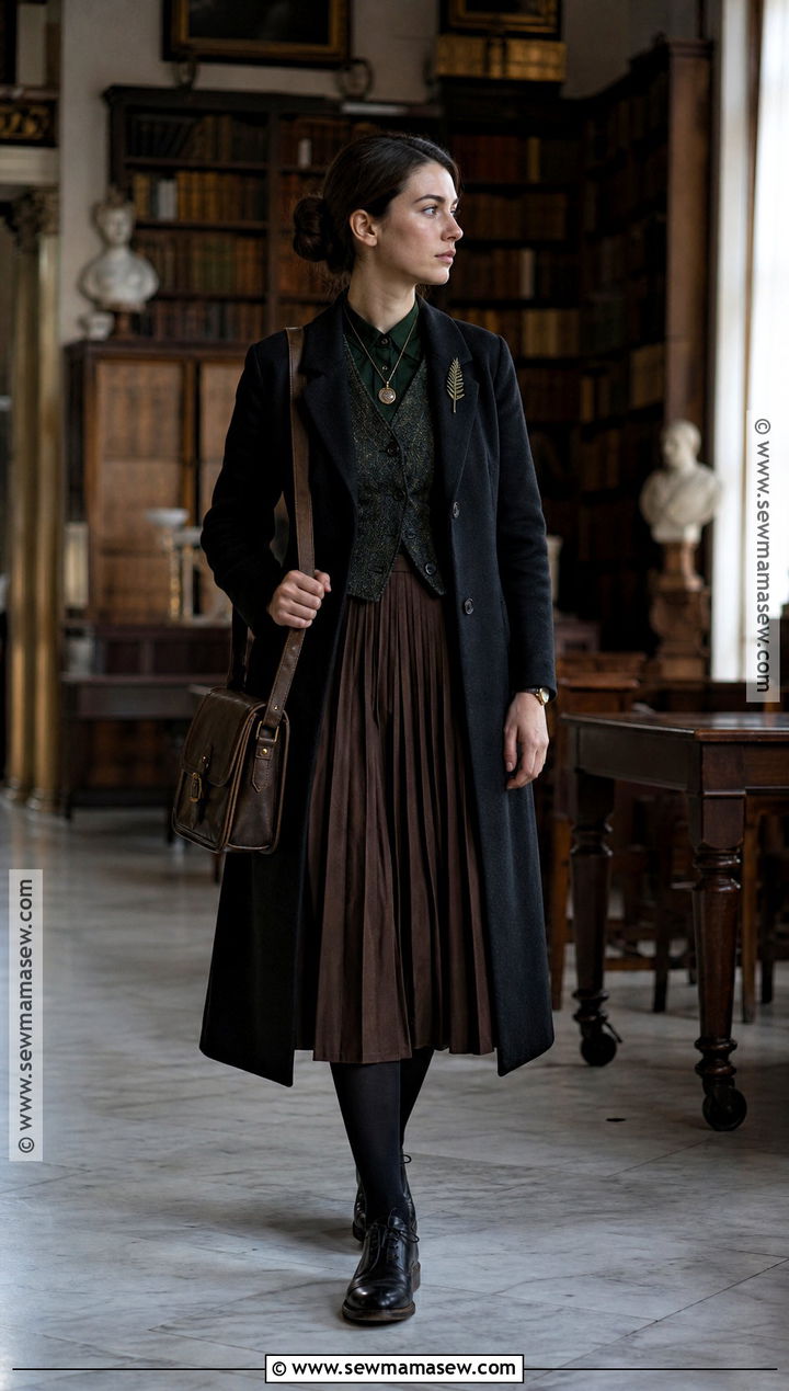 Dark Academia Green Witch Outfit - 30 green witch outfit ideas