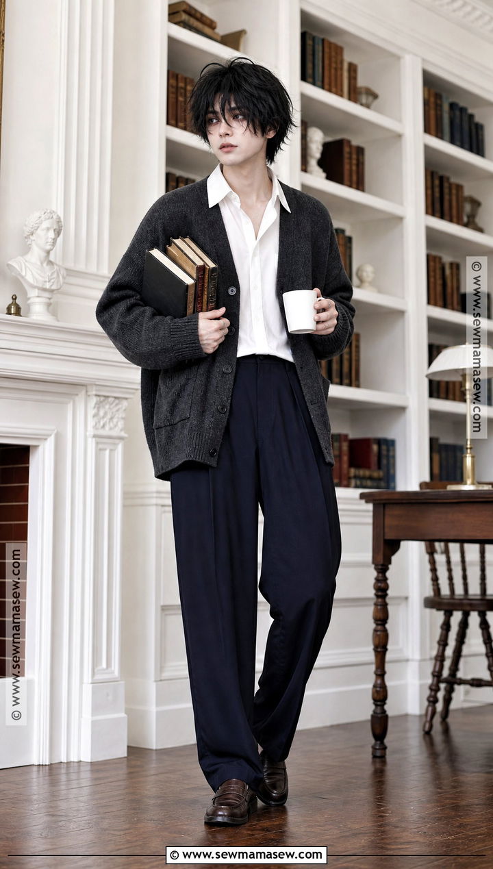 Dark Academia L Cosplay With Cardigan - 40 l cosplay ideas