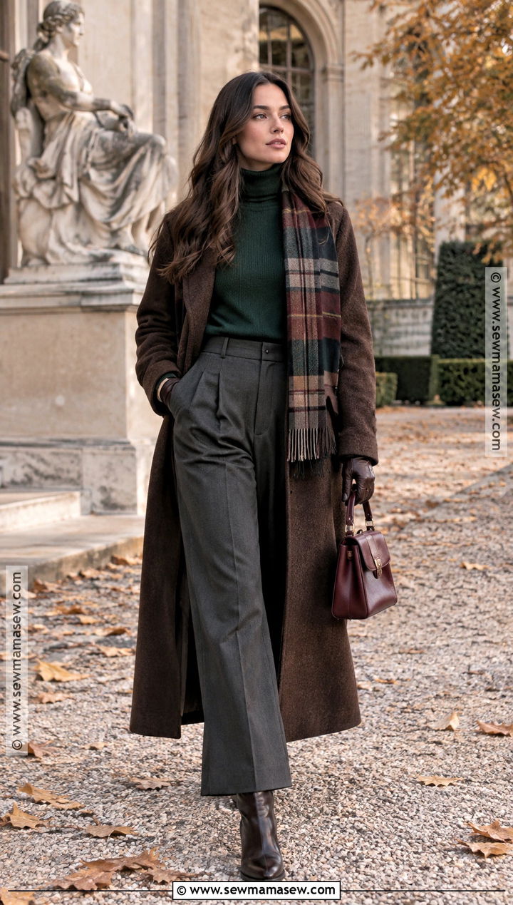 Dark Academia Long Coat Outfit - 20 Fall Outfits Dark Academia