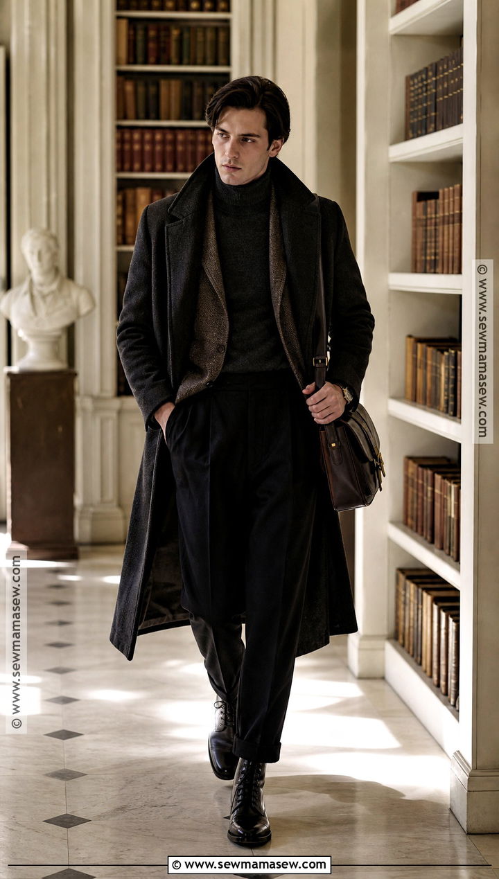 Dark Academia Vampire Aesthetic Outfit - 30 vampire aesthetic outfit male ideas
